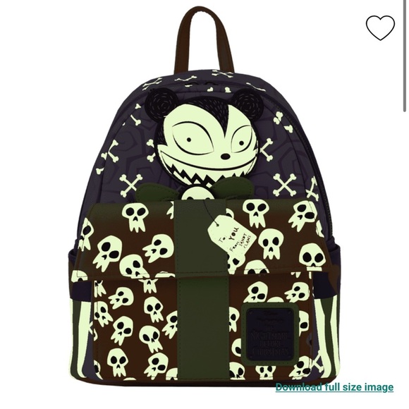 NEW Disney Nightmare Before Christmas Scary Teddy Present Mini Backpack - Picture 5 of 8
